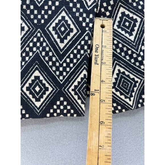 J. Crew The Pencil Skirt Women's Size 4 Aztec Print Lined Cotton Preppy - Picture 7 of 9